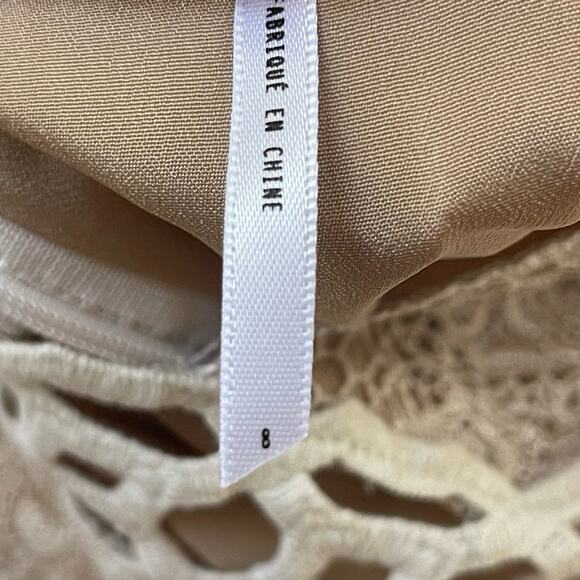 Free People Forever Lace Babydoll Dress in Cream Women’s Size 8 - Picture 6 of 7